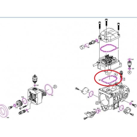 Audi, VW  Degvielas sūkņa blīve 1460206305, 1 460 206 305