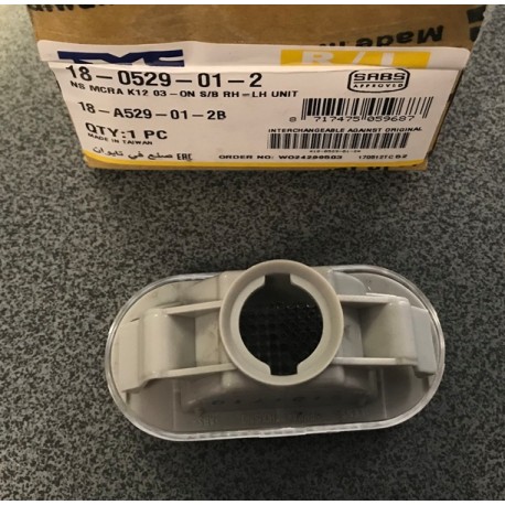 Nissan Micra 03-10 pagrieziens spārnā balts L,...