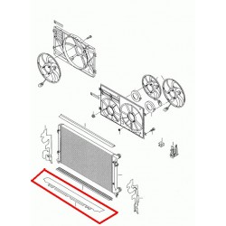 VW Caddy 04-11 gaisa ieplūdes vadīkla 1T0121341C