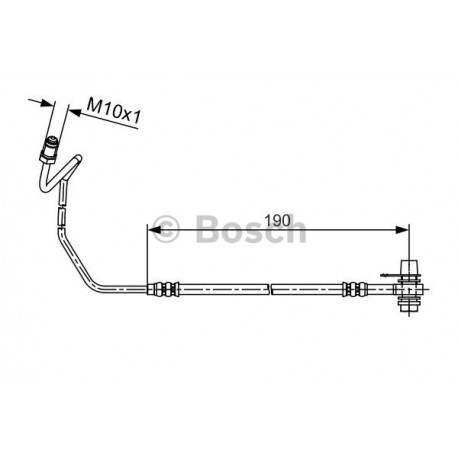 Bremžu caurule Quick Brake QB96006