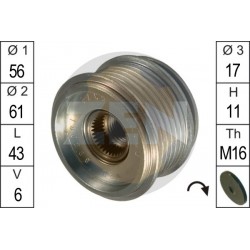 Generatora skriemelis ERA 535 0012 10Z , 038903119 2