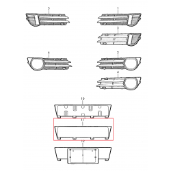 Audi A3 03- nummura paliknis 8P4807285G 1QP