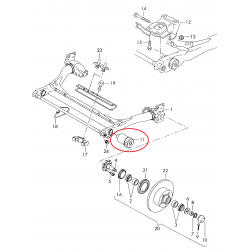 Tilta bukse JP GROUP 34-2994V, 8D0501541A 2
