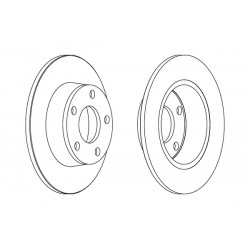 Bremžu diski FERODO DDF1190, 4B0615601A