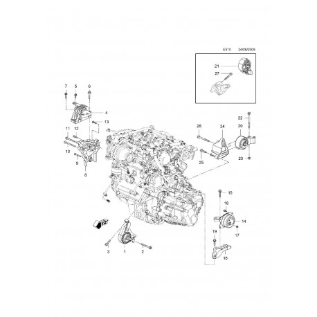 Opel Saab Spilvens FEBI BILSTEIN F40458, 684616,  13 227 769