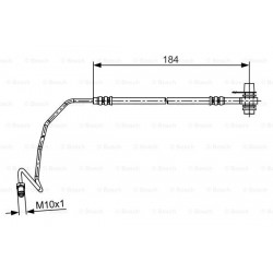 Audi A6 C5 Bremžu šļūtene Quick Brake QB96005X