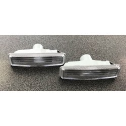 BMW E39 96-03 pagrieziens uz spārna balts komplekts 2gb