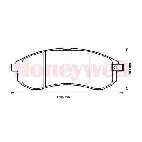 Bremžu uzlikas FDB1702P BLUE PRINT, ADC44250