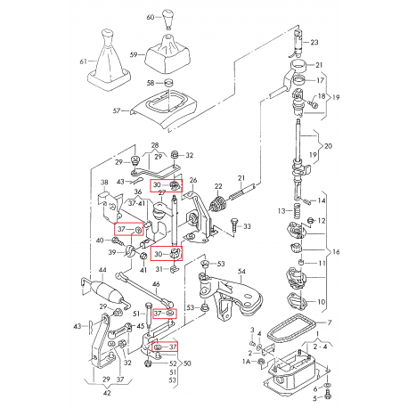 Pārslēdzējsviras rem.k-ts 107673 JP GROUP, 191711590A, 191711067