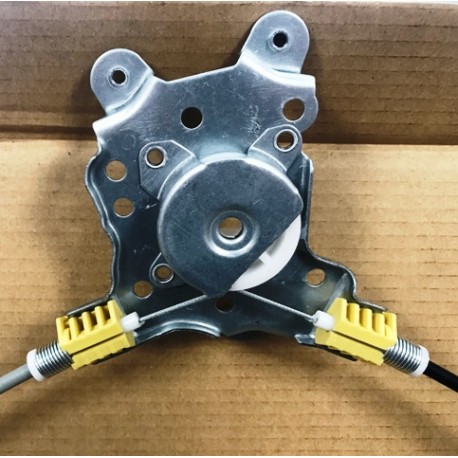 Outlander 03-07 loga pacēlāja mehānisms priekšas elektro bez motora L, MR-573878