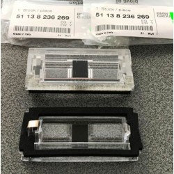BMW E46 Sedan Numura zīmes apgaismojuma stikliņš 51138236269