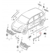 VW Touran 03-10 moldings priekšā R 1T0853516F GRU