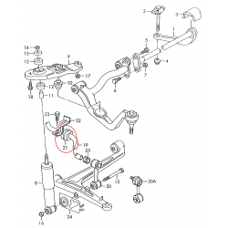 Stabilizatora bukse 34-V036 JP GROUP, 701411041D 2
