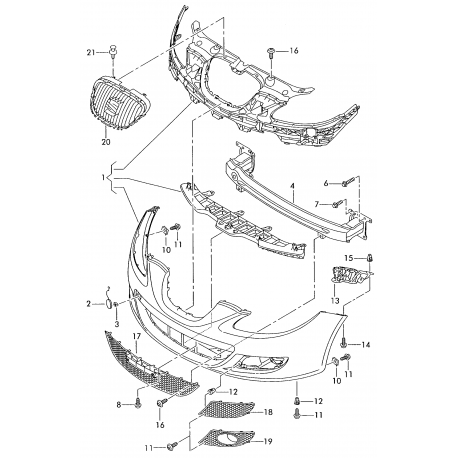 Seat Leon 05-12 bampera kronšteins L 1P0807183