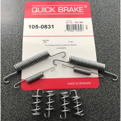 Volvo S60, S80 V70 Stāvbremzes loku rem. K-ts Q831 Quick Brake, 51993322
