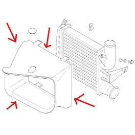 BMW E39 95-03 ventilācijas kanāls 17512246032