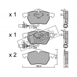 Bremžu uzlikas FDB1717-99  fri.tech.