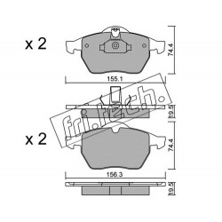 Bremžu uzlikas FDB1068-99 fri.tech.,  93191802