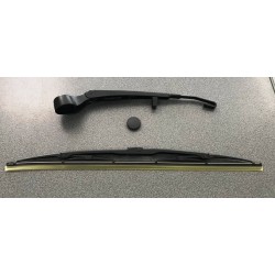 BMW X5 E53 00-03 logu tīrītāja slotiņas turētājs aizmugures, slotiņa 450MM 61627068076, 61627074477