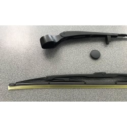 BMW X5 E53 00-03 logu tīrītāja slotiņas turētājs aizmugures, slotiņa 450MM 61627068076, 61627074477 2