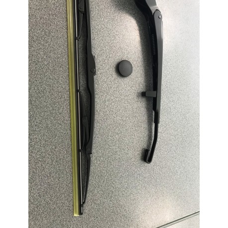 BMW X5 E53 00-03 logu tīrītāja slotiņas turētājs aizmugures, slotiņa 450MM 61627068076, 61627074477