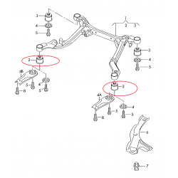 Tilta bukse LEMFÖRDER 34-A113, 4F0505145B, 802-34073 2