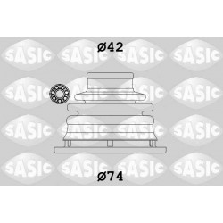 Putekļu gumija SASIC 4003470, 7701207566