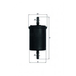 Degvielas filtrs   MAHLE ORIGINAL  KL248