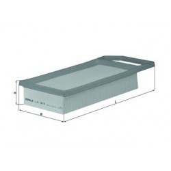 Gaisa filtrs   MAHLE ORIGINAL  LX1619