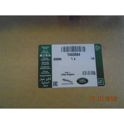 JAGUAR F-PACE 16- priekšējā paneļa stiprinājums R T4A3584 2