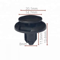 Toyota klipsis motora aizsegam 90467-08217 91501-S04-003 B22628 71385