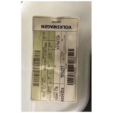 Audi A4 99-01 izplešanās tvertne ar devēju 8D0121403L,  	8D0121403F