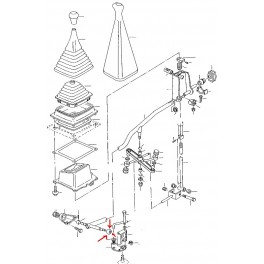 VW T4 Transporter 90-03 ātrumpārslēga bukse...
