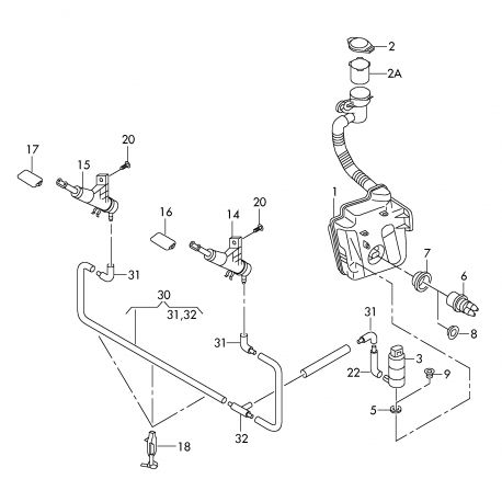 Škoda Octavia 05-08 bampera vāciņš luktura...