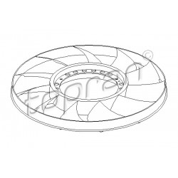 Audi VW Ventilatora spārniņi, 360mm, 11 spārni, 059121301A