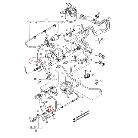 Blīvgredzens BOSCH F 00V P01 003, 059130119