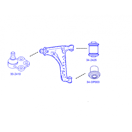 Lodbalsts JP GROUP 33-2410J,  021-OP70, 0352830