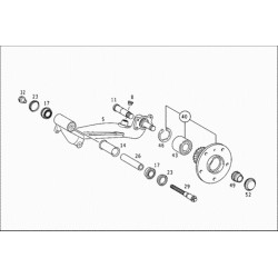Mercedes Vaneo 02-05 aizmugures plaukta skrūve A4149900014 2