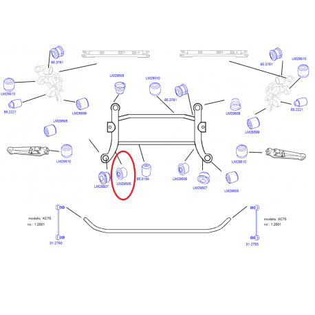 Sviras bukse LEMFÖRDER LM29506, 9157572