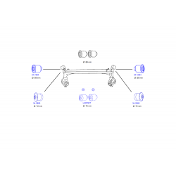 Tilta bukse MOOG 34-V004, 1J0501541D 2