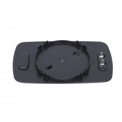 BMW E46 98- spoguļa ieliktnis L taisns, apsildāms, zils, 51168119710, 51168119710 2