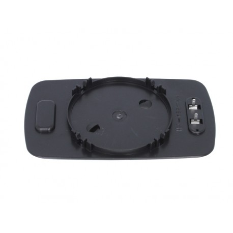 BMW E46 98- spoguļa ieliktnis L taisns, apsildāms, zils, 51168119710, 51168119710