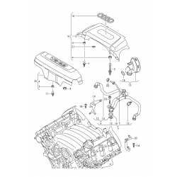 Audi A4 A6 3.2 FSI Vārsts, Motora kartera ventilācija AT Automative AT20033, 06E103245E 2