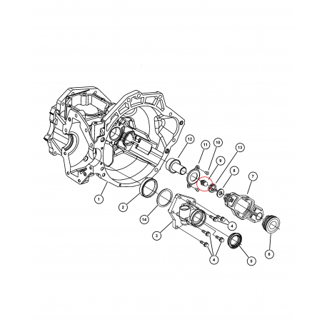 CHRYSLER  VOYAGER IV Clutch Pivot Pin 4670240 SAC, 4670240