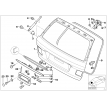 51137170963 Trunk lid grip with key button