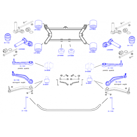 Svira 33-1155J  JP GROUP, 021-BMW55, 33321094209