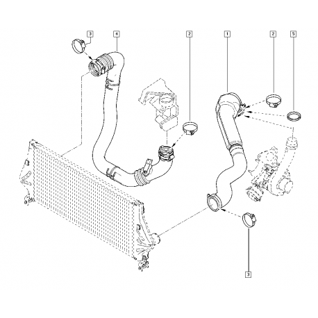 Opel blīve 4433403, 93198078