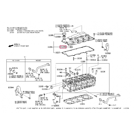 Toyota 2.0 D4D degvielas sprauslas blīvslēgs 23682-30020, 2368230020