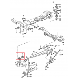 Audi 100 C3 tilta bukses 00059859, 443511277B 2
