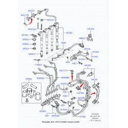 Sprauslas blīvgredzens OE daļa 1233683, 1982.A0, 1609848280 2